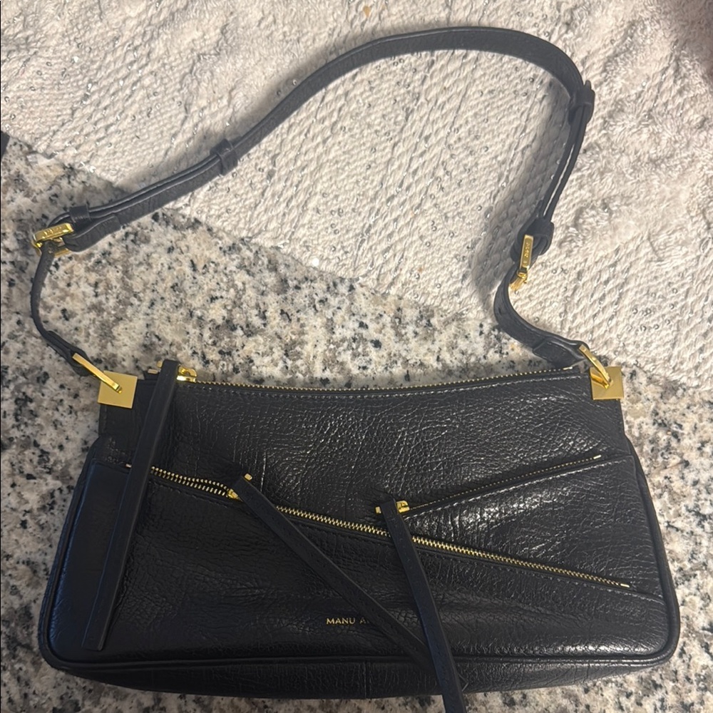Three zipped Manu Atelier Shoulder bag